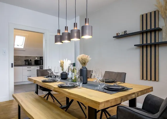 아파트 3 Bedroom - Luxus - Arbeitsplatz - Wifi - Kueche - Kaffee